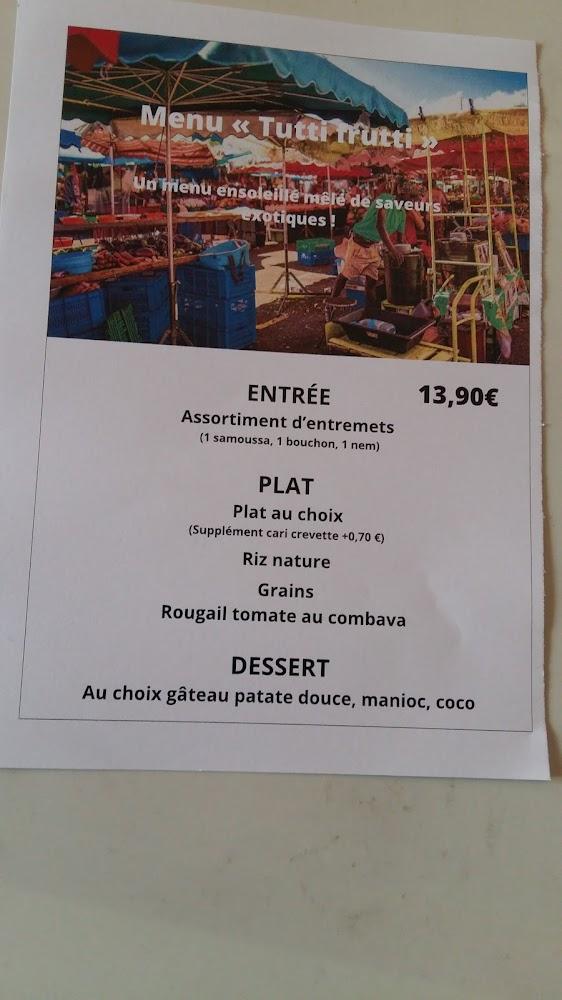 O Maloya Cho - Menu Image 3